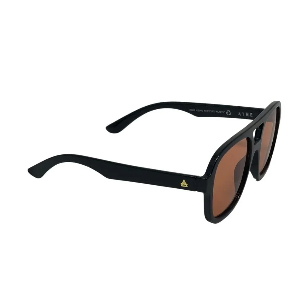 (NWT) Aire | Whirlpool Sunglasses in Black & Tan Tint - Picture 7 of 7